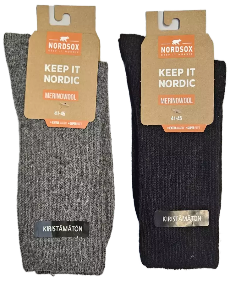 Merinovillasukka 41-45 Kiristämätön - Miesten sukat - 6438159074216 - 1