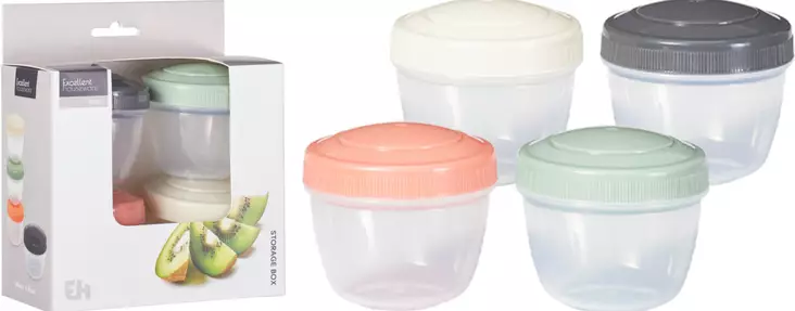 Minipurkit 4kpl/pkt - Ruoansäilytysastiat - 8721037551106 - 1