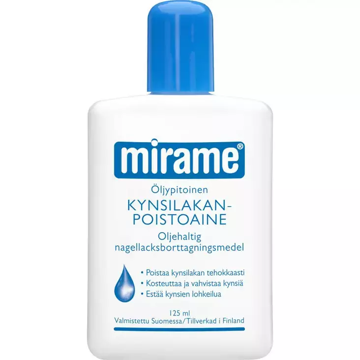 Mirame öljypitoinen kynsilakanpoistoaine - Kynsitarvikkeet - 7310619090006 - 1