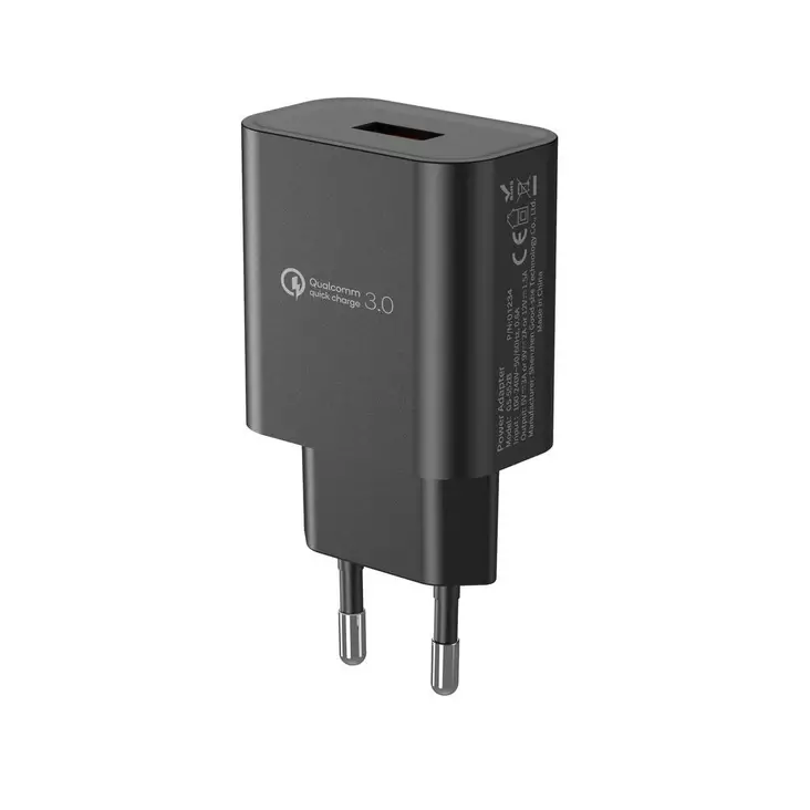 Mobia verkkovirtalaturi USB QC3.0 18W - Puhelintarvikkeet ja laturit - 6430076522696 - 1