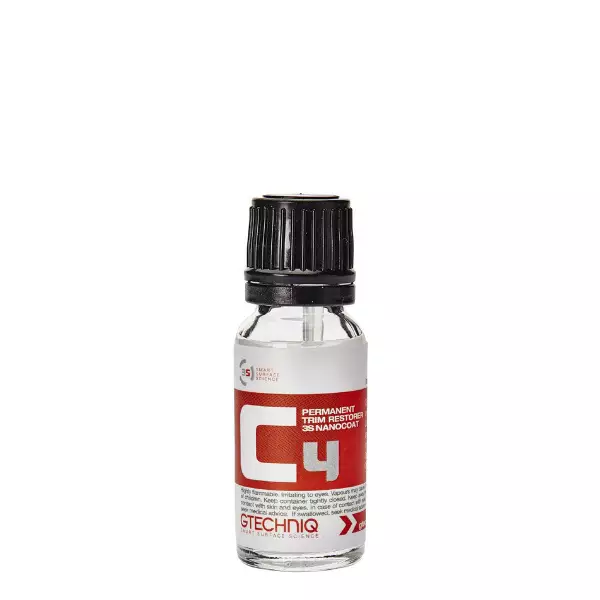 Muovipinnoite Gtechniq C4 Permanent Trim Restorer 15ml - Autovahat ja pinnoitteet - 5060147721416 - 1