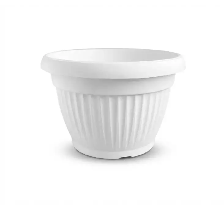 Muoviruukku valkoinen 20cm - Muoviruukut - 3838851365286 - 1