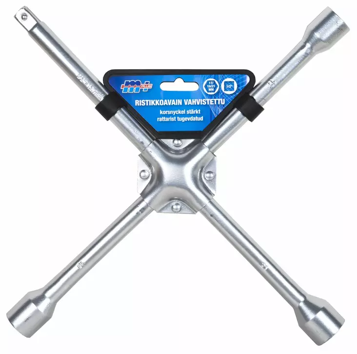 M+ vahvistettu ristikkoavain 17x19x21mm - Renkaanvaihto ja rengastarvikkeet - 6417196617686 - 1