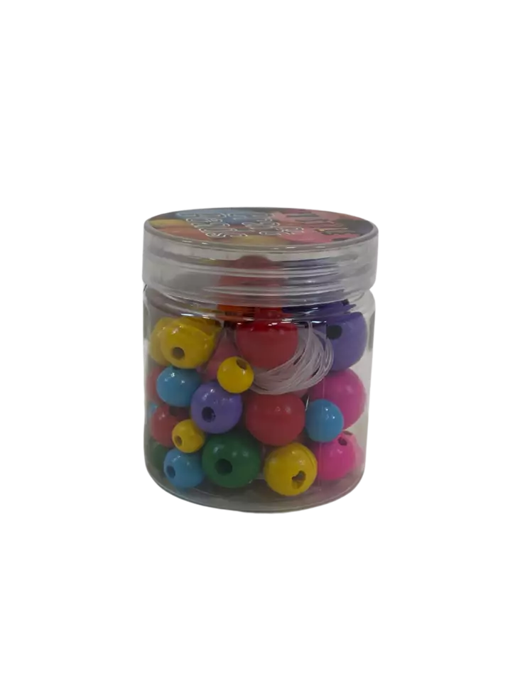 MyStyle värilliset puuhelmet - Askarteluhelmet - 6416570047026 - 1