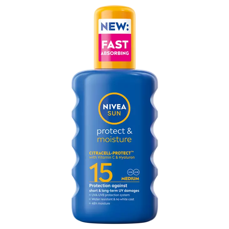 Nivea sun aurinkosuojasuihke SK15 200ml - Aurinkorasvat ja itseruskettavat - 4005900370556 - 1