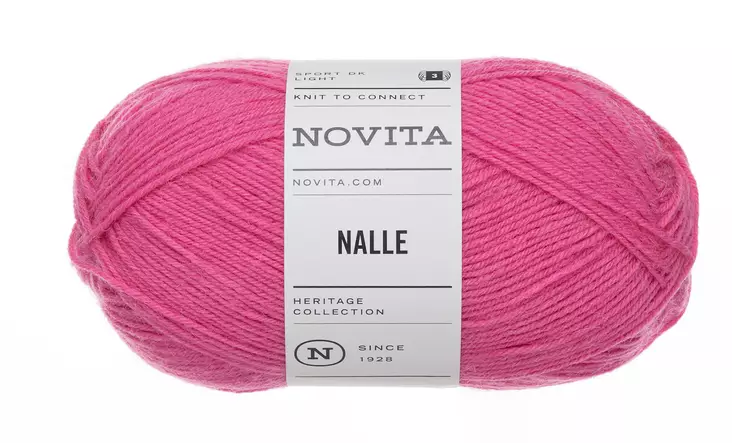 Novita Nalle lanka 100g 539 vadelma - Langat - 6412618204116 - 1