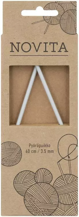 Novita Pyöröpuikot 60cm 3,5mm - Puikot - 6412619663516 - 1