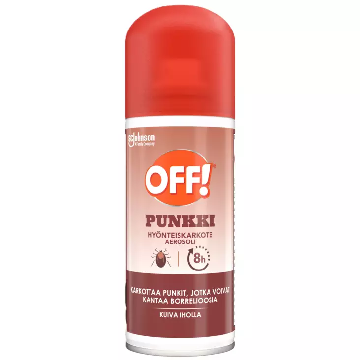 Off punkkikarkoite aerosoli 100ml - Tuhoeläinten ja rikkakasvien torjunta - 5000204385816 - 1