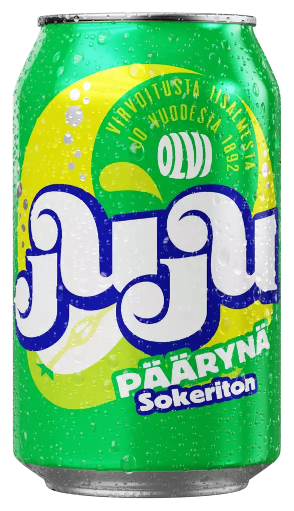 Olvi JuJu päärynä 0,33l/tölkki - Virvoitusjuomat ja mixerit - 6419800045076 - 1
