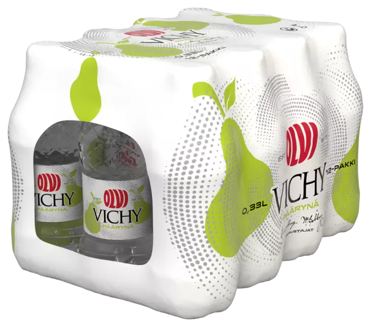 Olvi Vichy päärynä 0,33l 12-pack - Lähdevedet ja kivennäisvedet - 6419806053396 - 1
