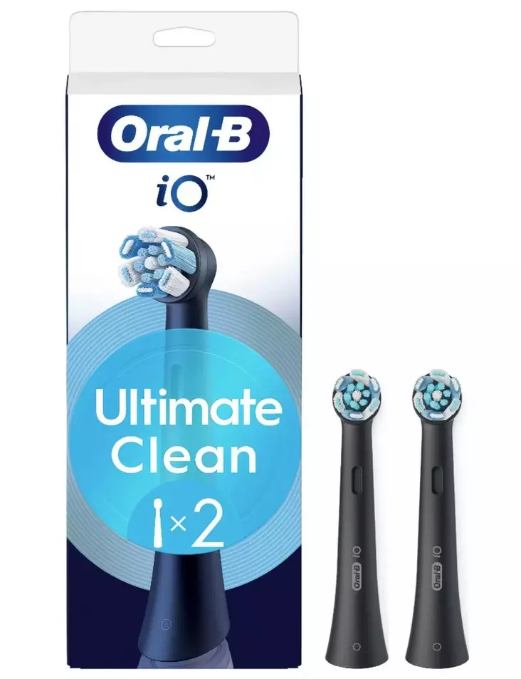 Oral-B iO Ultimate Clean Black vaihtohar - Sähköhammasharjojen vaihtopäät - 8700216456876 - 1