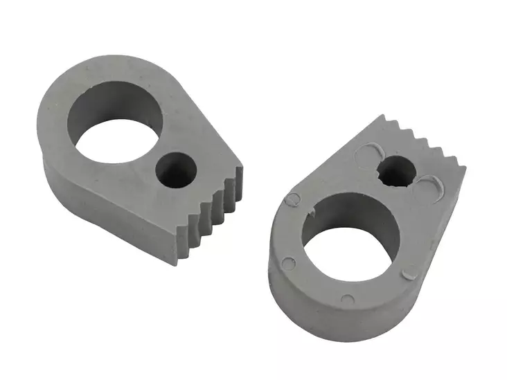 Ovenpysäytin 891 30x22mm 2kpl harmaa - Ovenkahvat ja helat - 6414671030466 - 1