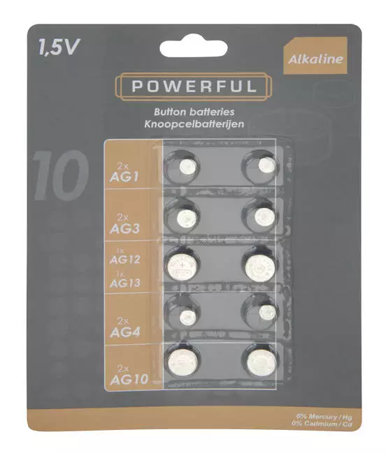 Paristolajitelma 10-os - Nappiparistot - 8711295372216 - 1