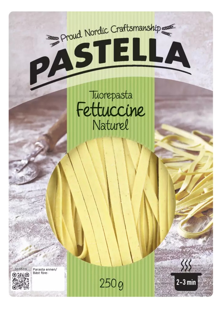 Pastella tuorepasta fettuccine naturel - Pastat - 5701018032216 - 1