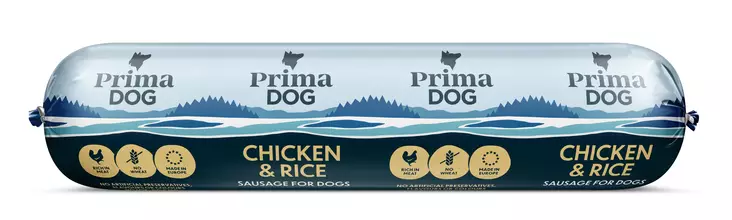 PD Kana-riisi makkara 800g - Koiran märkäruoat - 6430062460896 - 1