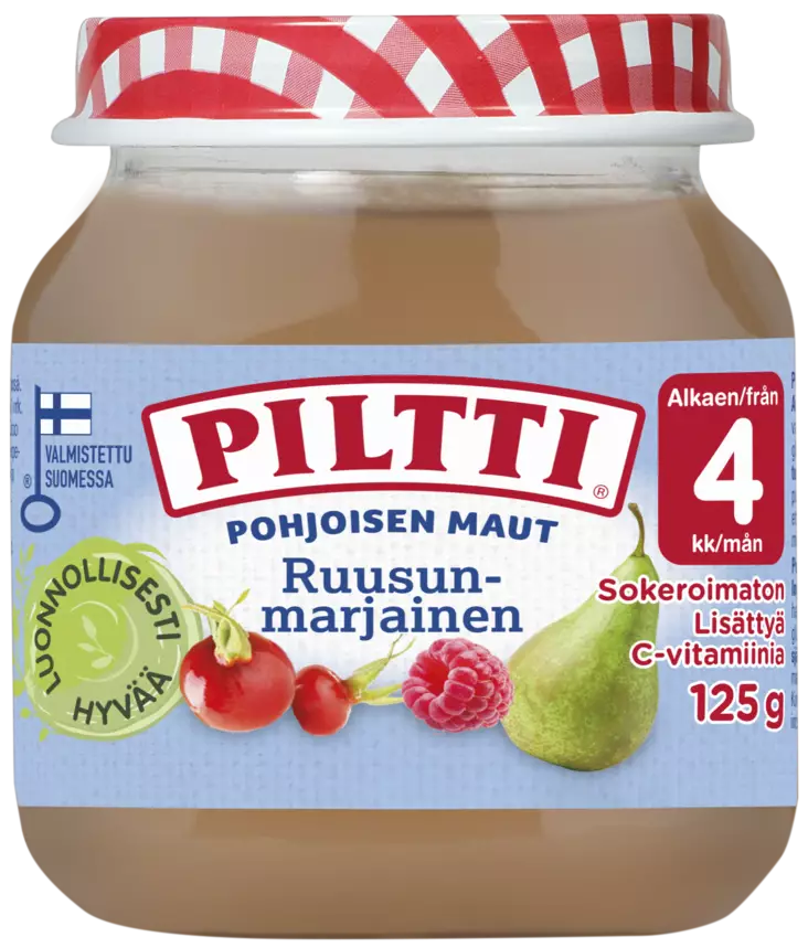 Piltti ruusunmarjainen 4kk 125g - Marjanpoimurit - 7613037132076 - 1