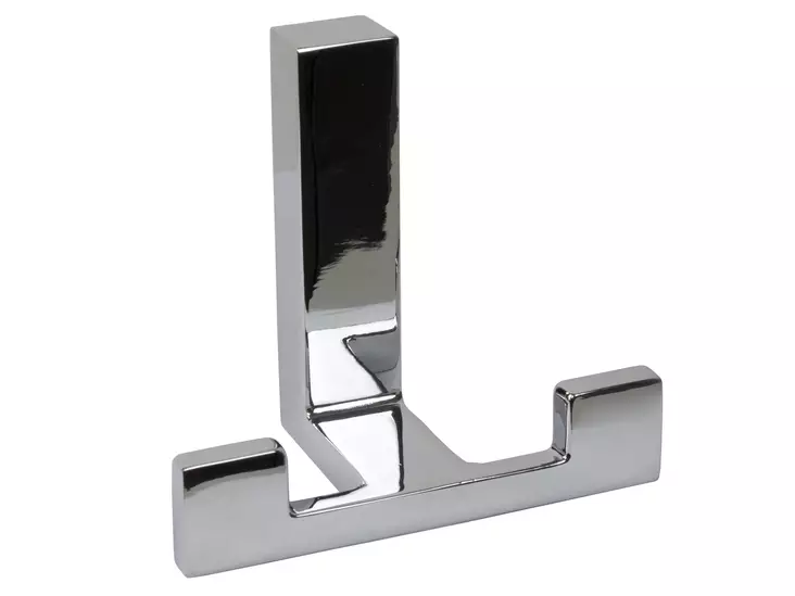 Pisla Double vaatekoukku kromi - Koukut ja naulakot - 6414676023906 - 1