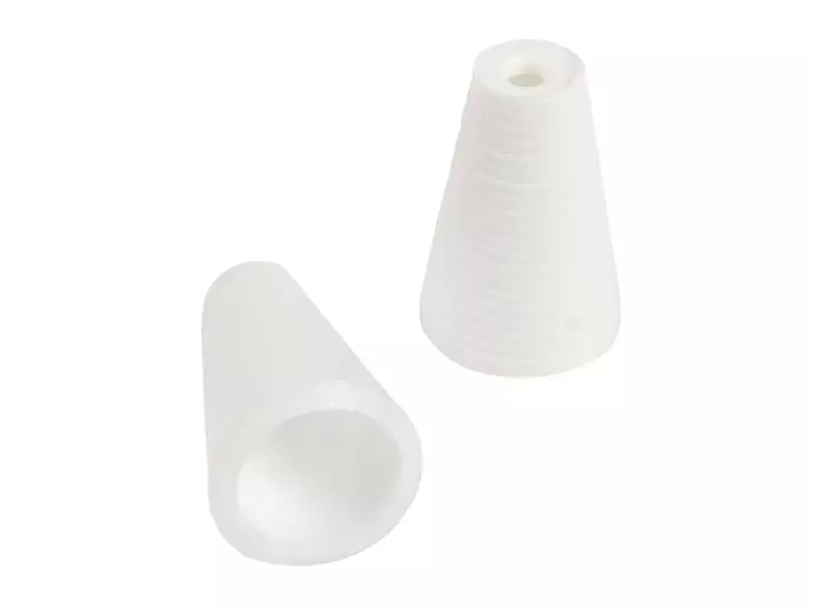 Pisla Narutulppa sälekaihtimeen 2kpl valkoinen - Verhotangot ja verhotarvikkeet - 6414675026786 - 1