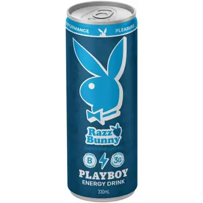 Playboy Razz Bunny Energy Drink 330ml - Energiajuomat - 850070832076 - 1