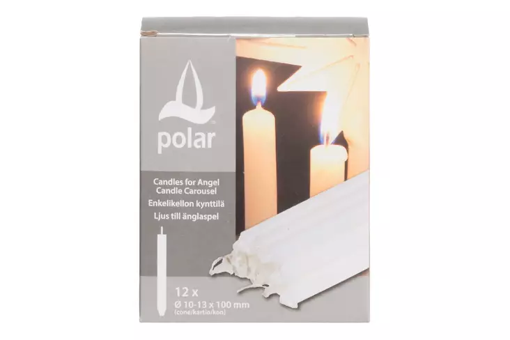 Polar enkelikello kynttilä 12kpl - Lyhtykynttilät - 6410412407016 - 2