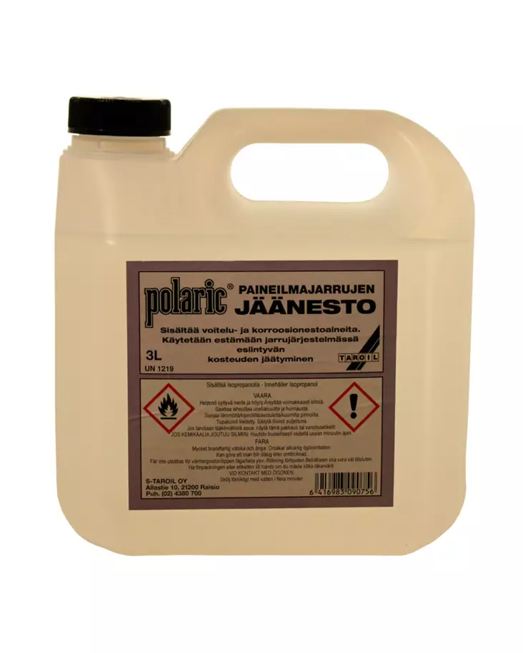 Polaric paineilmajarrujen jäänesto 3l - Lisäaineet - 6416983090756 - 1