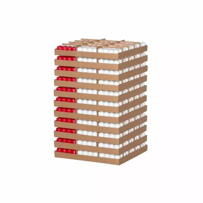 Polar pöytäkynttilä 5x8cm valkoinen - Kruunu- ja antiikkikynttilät - 6410416490656 - 1