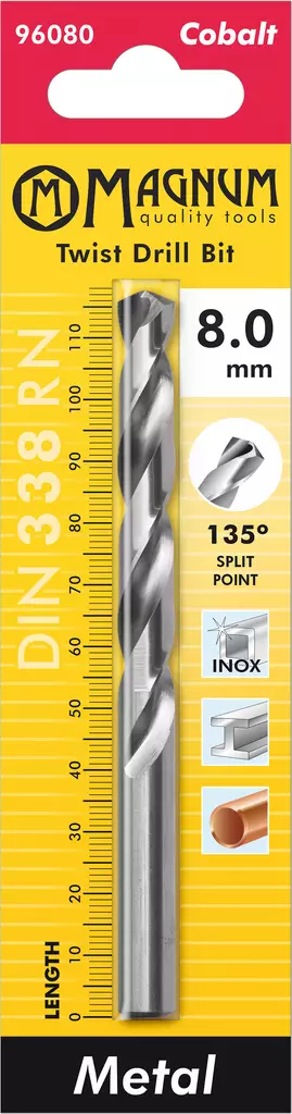 Poranterä Cobalt 4,0mm - Metalliporanterät - 6418868960406 - 1