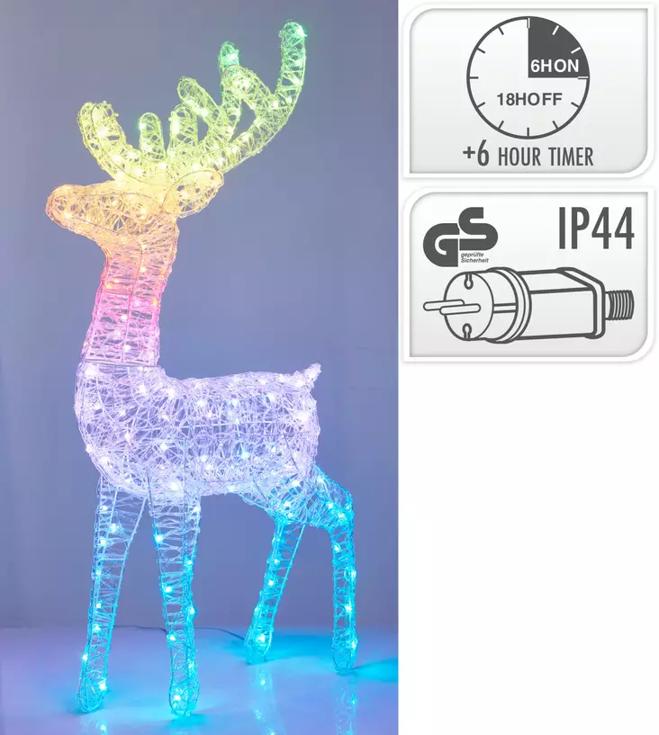Poro akryyli 165led 120cm - Jouluvalot - 8721037649926 - 1