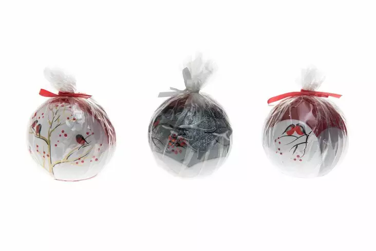 Pöytäkynttilä punatulkku 8cm - Pöytäkynttilät - 6410412259936 - 1