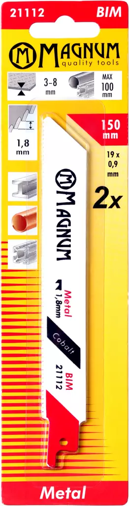 Puukkosahanterä 2kpl BIM 1,8/150mm - Puukko-ja pistosahanterät - 6418868211126 - 1