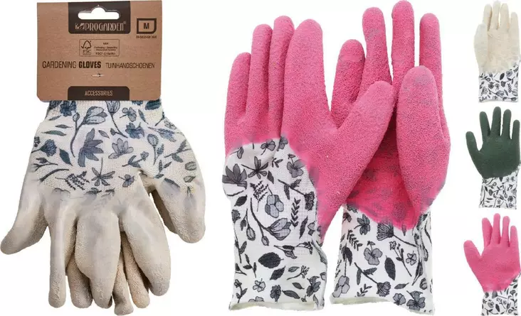 Puutarhahanskat Ladies printtikuviolla - Työkäsineet - 8721037327206 - 1
