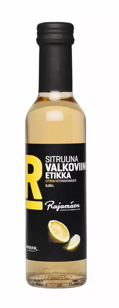 Rajamäen sitruuna valkoviinietikka - Etikat - 6414504306096 - 1