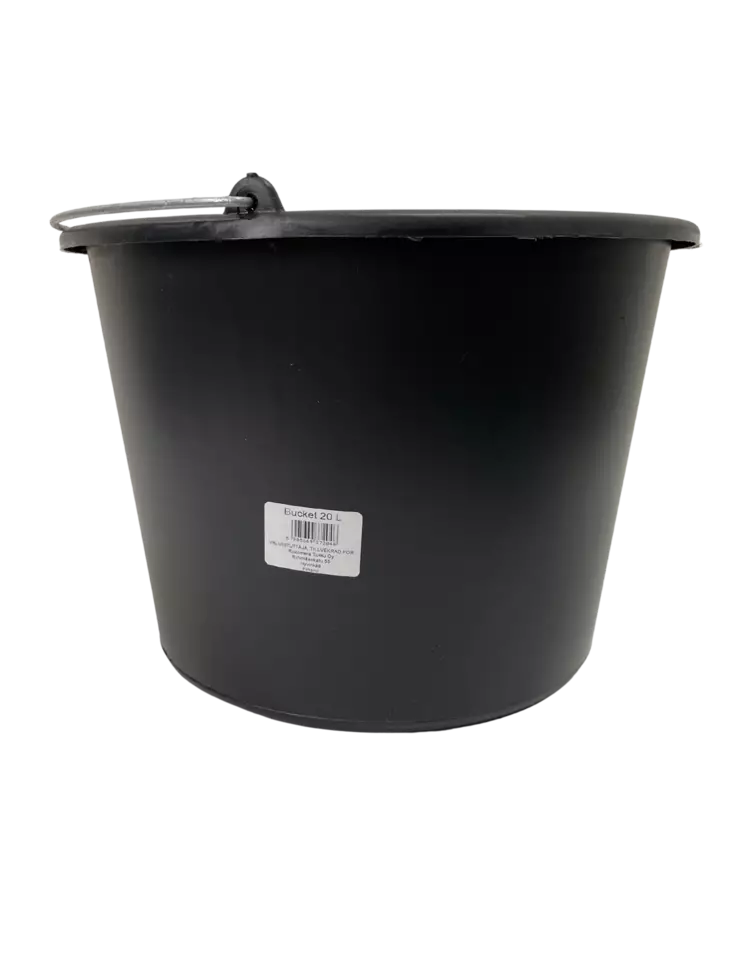Rakennussanko 20l musta - Sekoitusastiat ja rakennuspaljut - 5905669372046 - 1