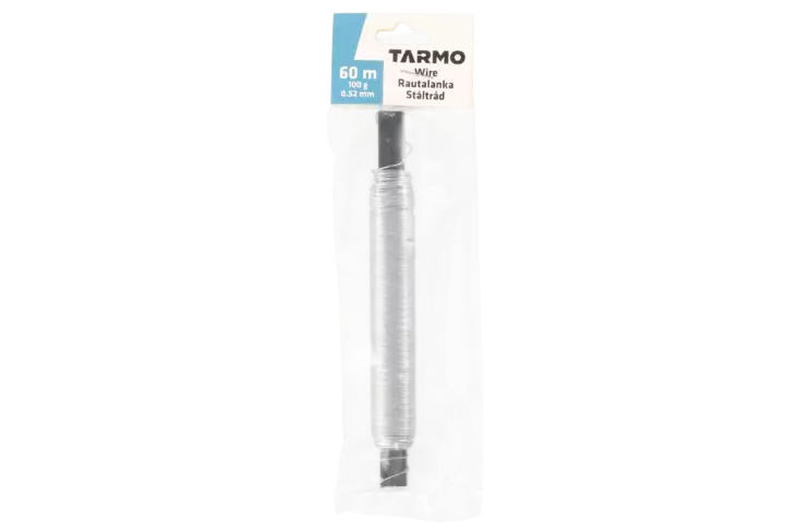 Rautalanka 0,52mm 60m metalli - Rautalangat, vaijerit ja ketjut - 6410411580956 - 3