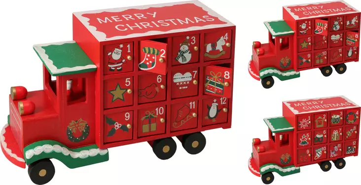 Rekka joulukalenteri 29cm - Joulukalenterit - 8721037723206 - 1