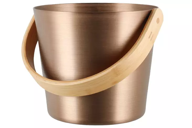 Rento alumiinikiulu bambu shampanja - Saunakiulut ja kauhat - 6410412257086 - 3