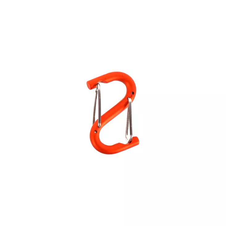 Retki s-karabiini mini 60 mm alumiini oranssi - Koukut ja hakat - 6418536026786 - 1