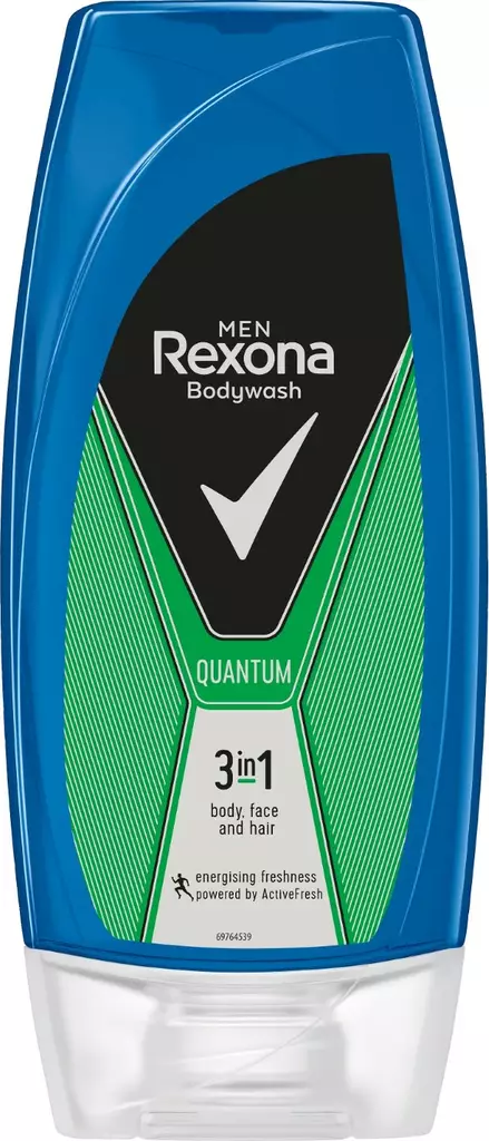 Rexona Men Suihkusaippua Quantum 225ml - Suihkugeelit- ja saippuat - 8720181393846 - 1