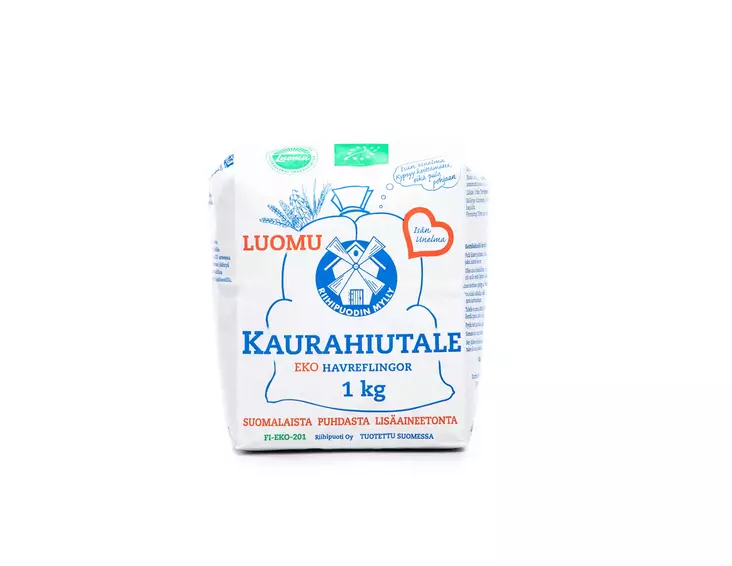 Riihipuodin mylly luomu kaurahiutale - Muut hiutaleet - 6418725003116 - 1