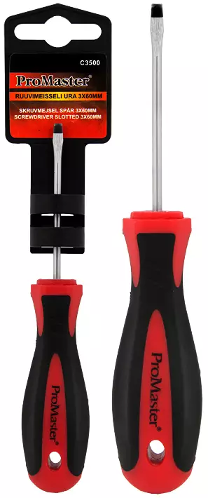 Ruuvimeisseli ura 3x60mm - Ruuvimeisselit - 6420286835006 - 1