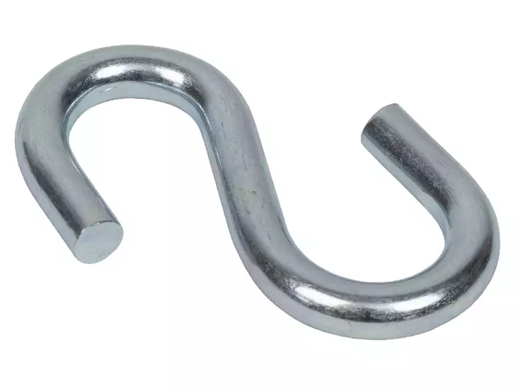 S-koukku 25mm teräs 5kpl - Koukut ja naulakot - 6414672011006 - 1