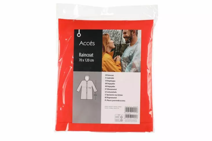 Sadetakki Acces 70*120 Punainen - Naisten ulkoiluvaatteet - 6410416415826 - 1