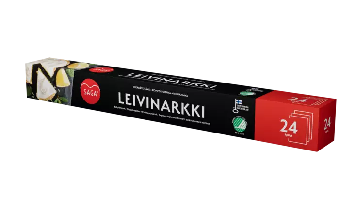Saga leivinarkki 38x42cm 24ark - Pakkauspaperit ja tarvikkeet - 6414300008156 - 1