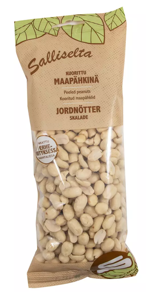 Sallinen Maapähkinä kuorittu 250g - Pähkinät ja kuivatut hedelmät - 6436501043576 - 1