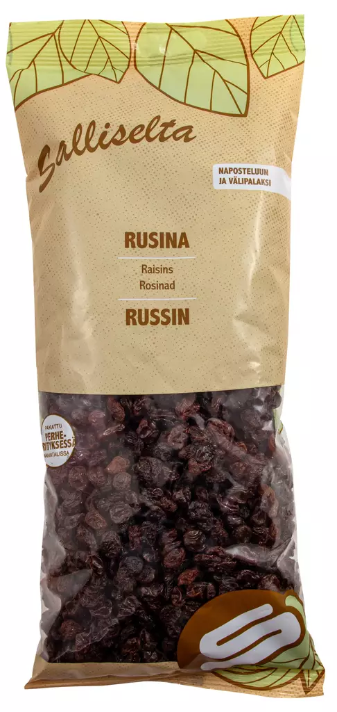 Salliselta Rusina 800g - Pähkinät ja kuivatut hedelmät - 6436501000616 - 1