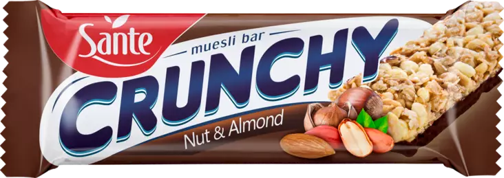 Sante Crunchy välipalapatukka 40g - Murot, myslit ja hiutaleet - 5900617015716 - 1