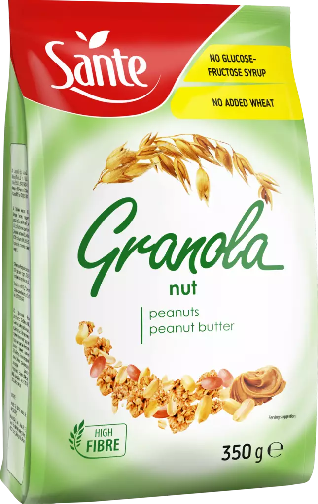 Sante Granola pähkinät 350g - Murot, myslit ja hiutaleet - 5900617002976 - 1