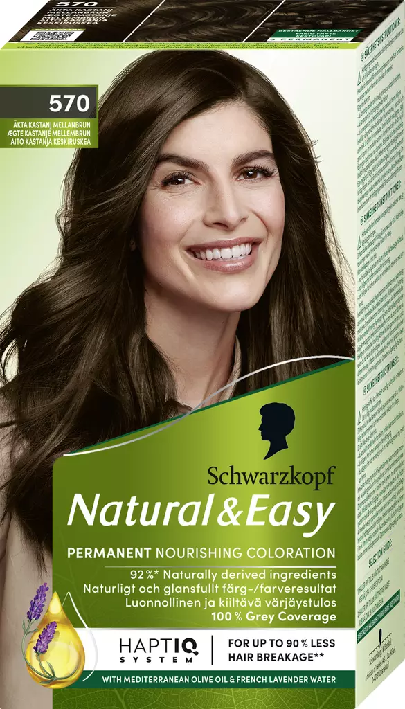 Schwarzkopf natural&easy hiusväri 570 - Hiusvärit - 7332531094856 - 1
