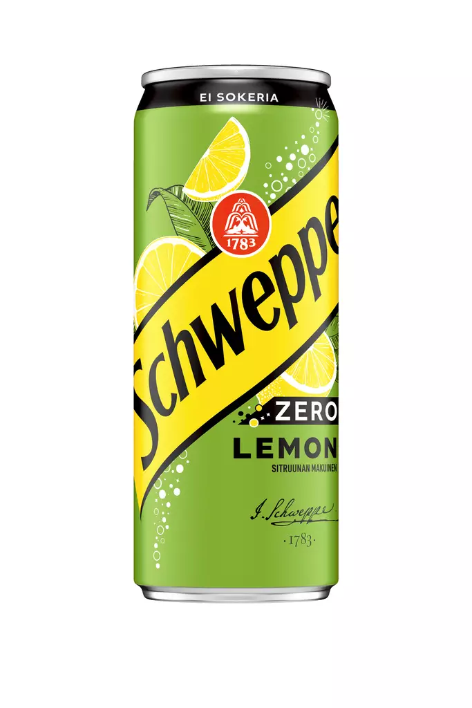 Schweppes Zero lemon 33cl - Virvoitusjuomat ja mixerit - 6415600590136 - 1