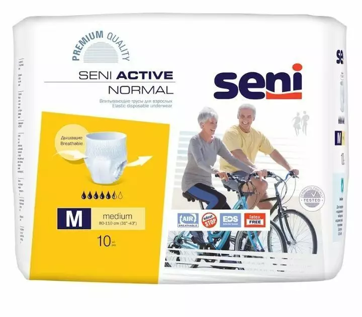 Seni Kertakäyttövaippa Unisex koko M - Inkotinenssisuojat - 5900516693046 - 1